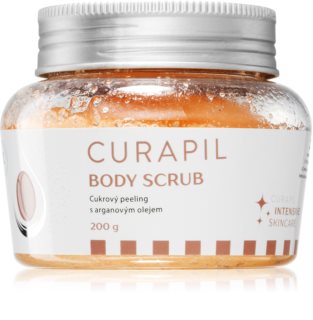 Curapil Body scrub peeling corporal de açúcar com óleo de argan 250 g