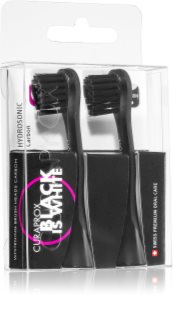 Curaprox Black is White toothbrush replacement heads 2 pc