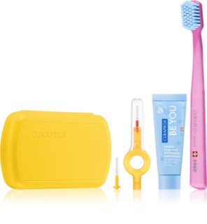 Curaprox Travel Set Kit de voyage dents, langue et gencives