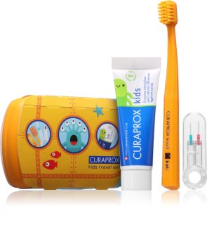 Curaprox Kids Travel Set Travel Kit för tänder, tunga och tandkött