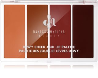 Danessa Myricks Beauty Dewy Cheek & Lip Palette multifunkčná paleta na tvár odtieň Dew It Undercover 25 g