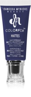 Danessa Myricks Beauty Colorfix Mattes multifunkčné líčidlo na oči, pery a tvár odtieň Primary Blue 10 ml