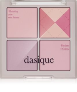 Dasique Blending Mood Cheek Rouge palette For et sundt udseende Skygge 05 Violet Knit 10 g