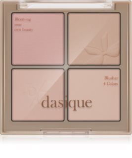 Dasique Blending Mood Cheek палитра с ружове за здрав вид цвят 10 Muted Nuts 10 гр.