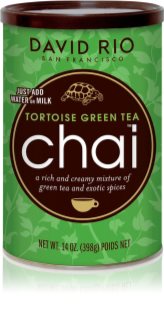 David Rio Tortoise Green Tea Chai prášek na přípravu nápoje 398 g