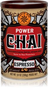 David Rio Power Chai Espresso prášek na přípravu nápoje vegan 398 g