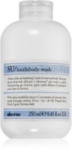 Davines SU Hair&Body Wash gel za prhanje in šampon 2v1