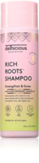 delhicious RICH ROOTS Strengthen & Moisturise Shampoo champô reforçador com efeito hidratante 250 ml