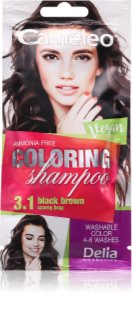 Delia Cosmetics Cameleo Coloring Shampoo shampoing colorant pour cheveux teinte 3.1 Black Brown 40 ml