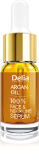 Delia Cosmetics Professional Face Care Argan Oil serum za intenzivnu regeneraciju i pomlađivanje s arganovim uljem za lice, vrat i dekolte 10 ml