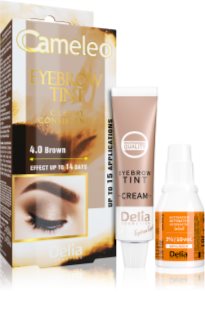 Delia Cosmetics Cameleo Professional Cream Eyebrow Colourant ammonia-free shade 4.0 Brown 15 ml