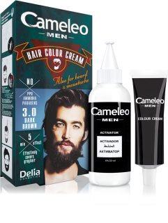 Delia Cosmetics Cameleo Men hair colour shade 3.0 Dark Brown 30 ml