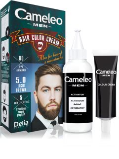 Delia Cosmetics Cameleo Men barva za lase odtenek 5.0 Light Brown 30 ml
