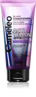 Delia Cosmetics Cameleo Silver odżywka do włosów blond i siwych neutralizująca żółtawe odcienie 200 ml