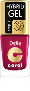 Delia Cosmetics Coral Nail Enamel Hybrid Gel gelový lak na nehty odstín 06 11 ml