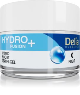 Delia Cosmetics Hydro Fusion + crema de noche hidratante 50 ml