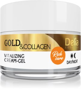 Delia Cosmetics Gold & Collagen Rich Care vitalizující pleťový krém 50 ml