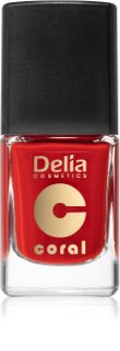 Delia Cosmetics Coral Classic verniz tom 515 Lady in red 11 ml