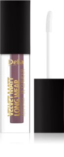 Delia Cosmetics Velvet Matt Long Wear Be Glamour batom de longa duração com efeito mate tom 104 So Cute 5 ml