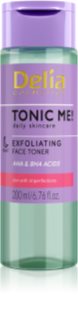 Delia Cosmetics Tonic Me! gyengéd bőrhámlasztó tonik éjszakára 200 ml