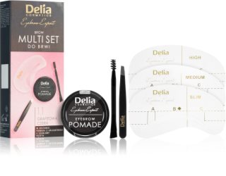 Delia Cosmetics Eyebrow Expert Zest paleta do regulacji brwi odcień 1.1 Graphite Black 1 szt.