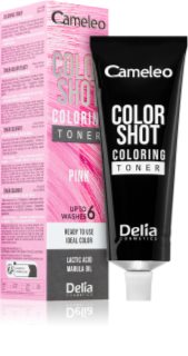 Delia Cosmetics Cameleo Color Shot toner couleur pour cheveux teinte PINK 60 ml