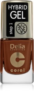 Delia Cosmetics Coral Nail Enamel Hybrid Gel vernis à ongles gel