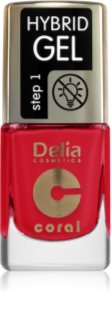 Delia Cosmetics Coral Nail Enamel Hybrid Gel vernis à ongles gel teinte 145 11 ml