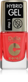 Delia Cosmetics Coral Nail Enamel Hybrid Gel vernis à ongles gel