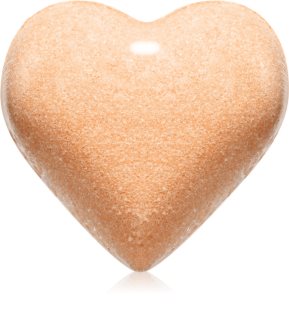 Delia Cosmetics Fizzing Bath Heart Orange bomba de banho 100 g