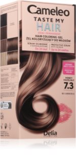 Delia Cosmetics Cameleo Taste My Hair poolpüsivärv (semi-permanent) varjund 7.3 Honey Hazelnut 1 tk