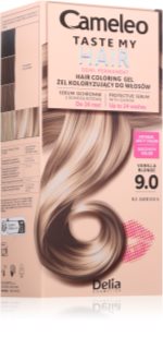 Delia Cosmetics Cameleo Taste My Hair προσωρινή βαφή μαλλιών απόχρωση 9.0 Vanilla Blonde 1 τμχ