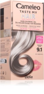 Delia Cosmetics Cameleo Taste My Hair προσωρινή βαφή μαλλιών απόχρωση 9.1 Frozen Pear 1 τμχ