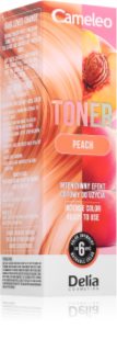 Delia Cosmetics Cameleo Toner кольоровий тонер для волосся відтінок Peach 75 мл