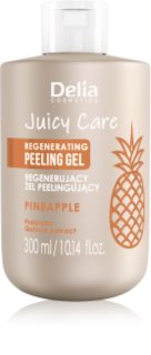 Delia Cosmetics Juicy Care Pineapple peeling corporal com efeito regenerador 300 ml
