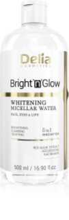 Delia Cosmetics Bright'n'Glow почистваща мицеларна вода 500 мл.