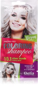Delia Cosmetics Cameleo Coloring Shampoo tonizáló sampon hajra árnyalat 10.1 Silver Blonde 40 ml