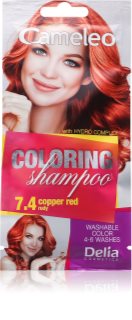 Delia Cosmetics Cameleo Coloring Shampoo tónovací šampon na vlasy odstín 7.4 Copper Red 40 ml