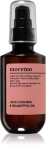 moremo Hair Essence Delightful Oil aceite ligero para las puntas secas