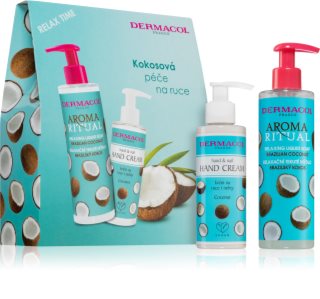 Dermacol Aroma Ritual Brazilian Coconut Geschenkset(für Hände und Fingernägel)