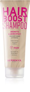 Dermacol Hair Boost Brunette champô renovador para tons castanhos de cabelo 250 ml
