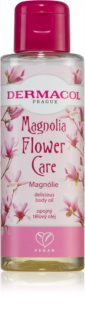 Dermacol Flower Care Magnolia óleo corporal relaxante com fragrância floral 100 ml