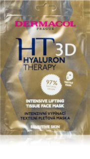 Dermacol Hyaluron Therapy 3D liftingová plátýnková maska pro vypnutí pokožky 1 ks