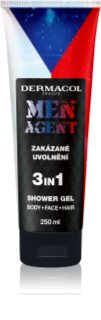 Dermacol Men Agent Ice Hockey gel de ducha para hombre 3 en 1 250 ml