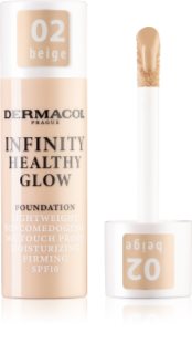 Dermacol Infinity Healthy Glow Vedel jumestuskreem SPF 10 varjund 02 Beige 20 g