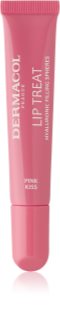 Dermacol Lip Treat hidratáló ajakfény árnyalat 5 Pink Kiss (Strawberries & Cream) 10 ml