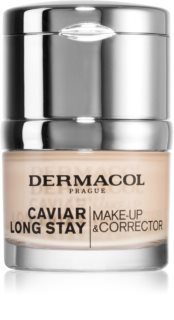 Dermacol Caviar Long Stay dlouhotrvající make-up s výtažky z kaviáru a zdokonalující korektor