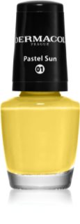 Dermacol Mini nagų lakas atspalvis 01 Pastel Sun 5 ml
