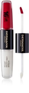 Dermacol 16H Lip Colour brillant et rouge à lèvres longue tenue teinte 03 Hot Date 2x4 ml