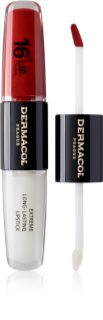 Dermacol 16H Lip Colour długotrwała pomadka i błyszczyk do ust odcień 20 Secret Lovespell 2x4 ml